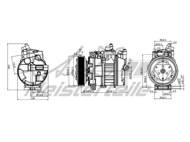 Compressor, air conditioning (AZMT-45-041-1137)