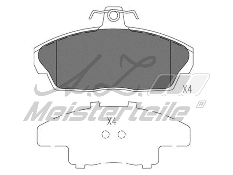 Brake Pad Set, disc brake (AZMT-44-022-2159)