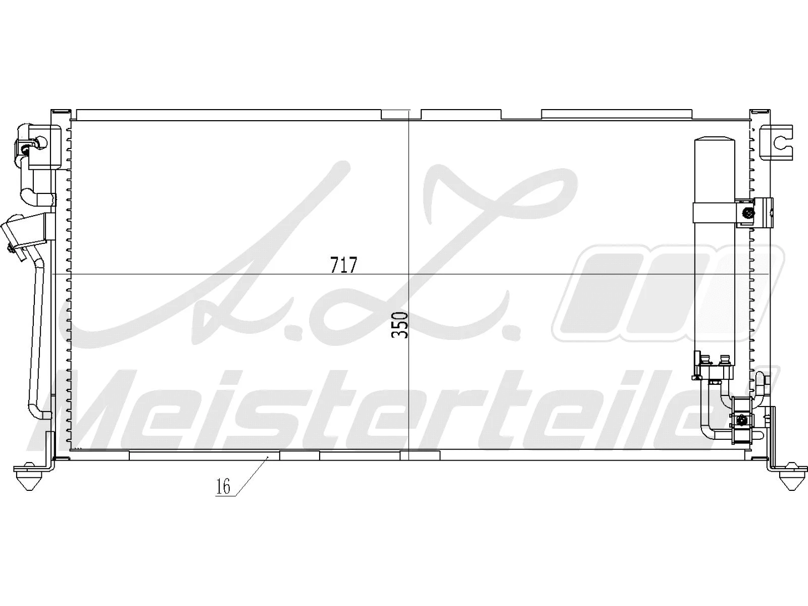 Condenser, air conditioning (AZMT-45-030-1423)