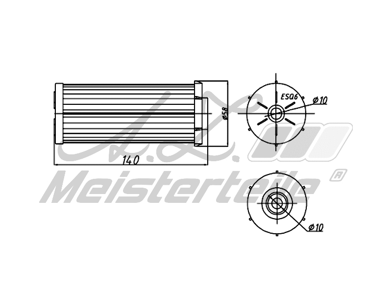 Hydraulic Filter, automatic transmission