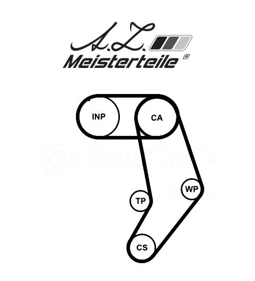 Timing Belt Kit (AZMT-30-058-2186)