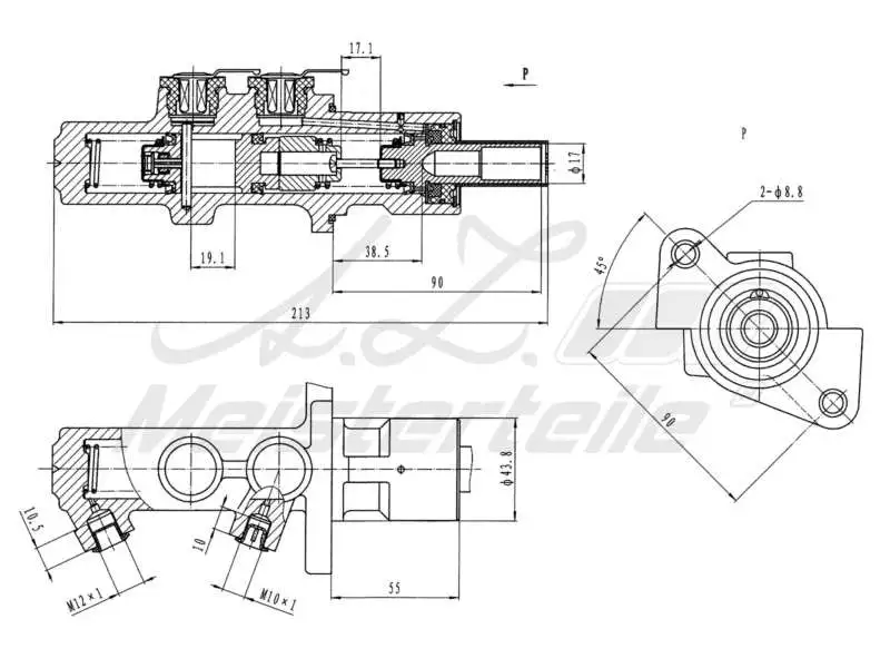 Brake Master Cylinder (AZMT-44-110-1090)