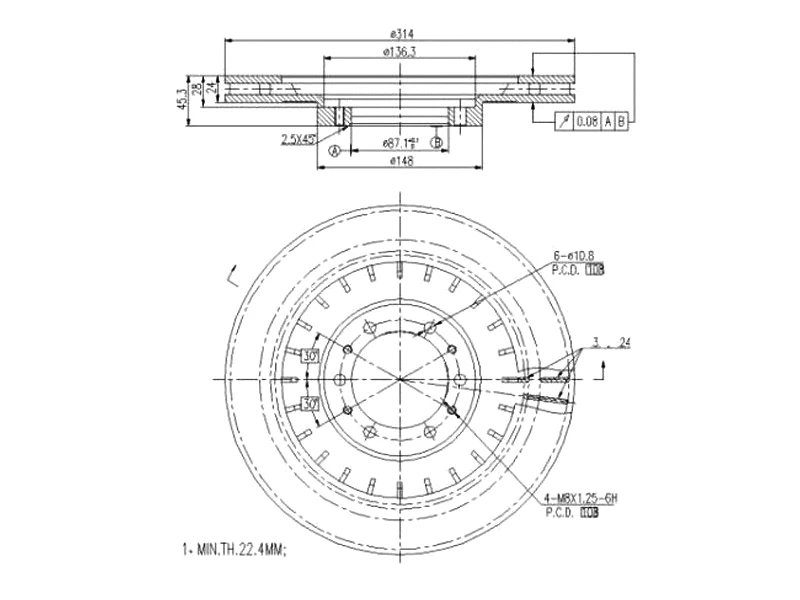 Brake Disc (AZMT-44-024-1120)