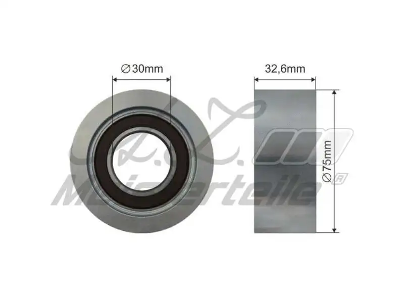 Deflection/Guide Pulley, V-ribbed belt (AZMT-20-031-2199)