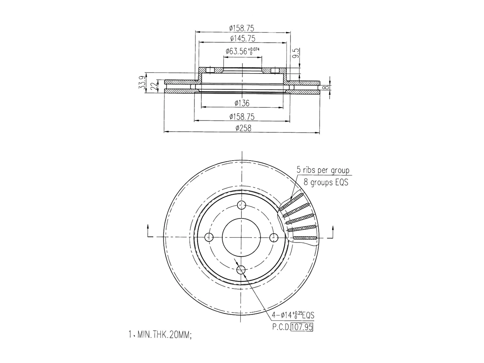 Brake Disc (AZMT-44-024-1040)
