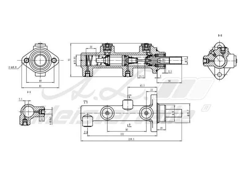 Brake Master Cylinder (AZMT-44-110-1117)