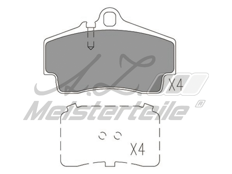 Brake Pad Set, disc brake (AZMT-44-022-1776)