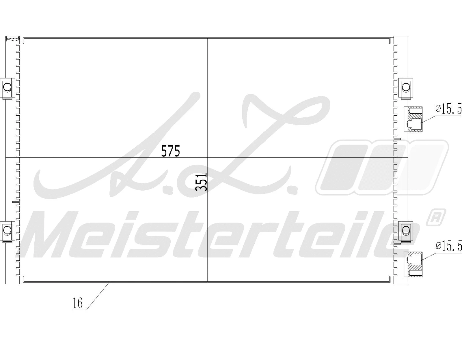 Condenser, air conditioning (AZMT-45-030-1378)