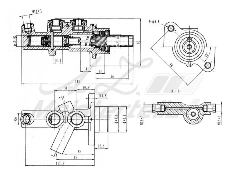 Brake Master Cylinder (AZMT-44-110-1083)