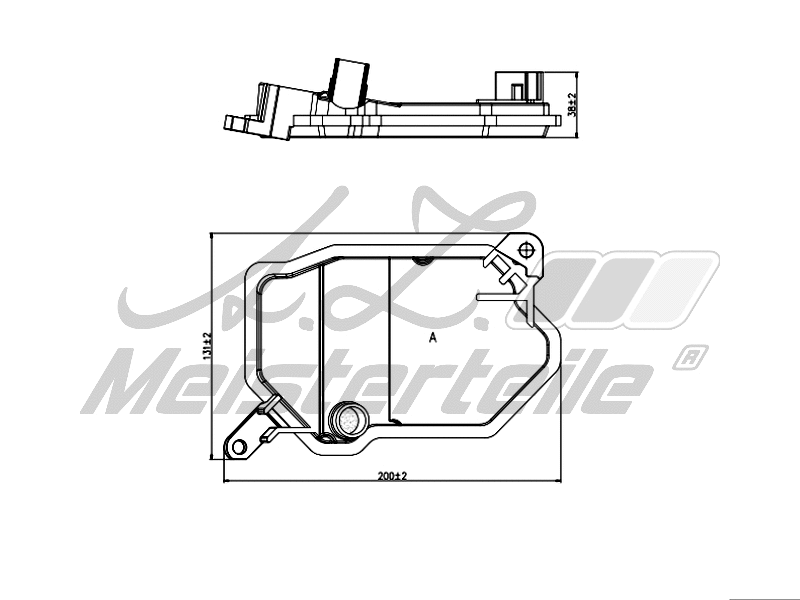 Hydraulic Filter, automatic transmission (AZMT-41-050-1076)