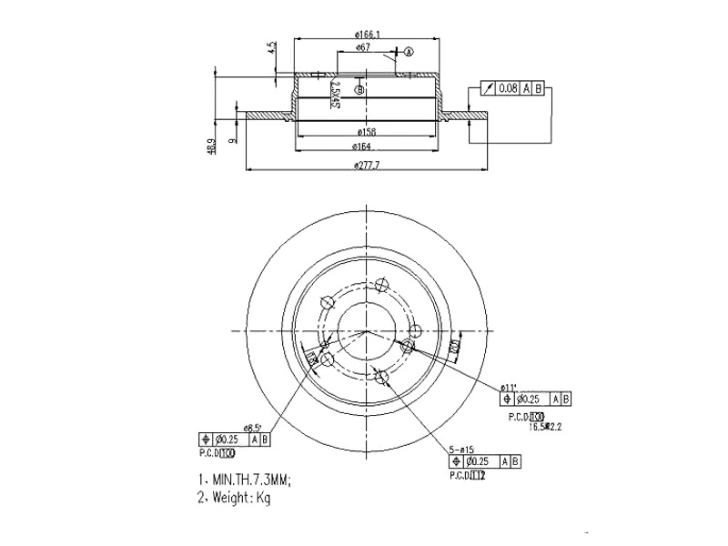 Brake Disc (AZMT-44-024-1503)