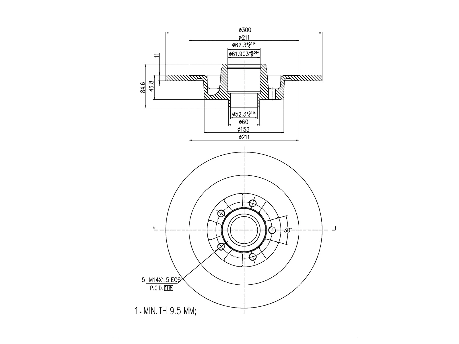 Brake Disc (AZMT-44-024-1335)