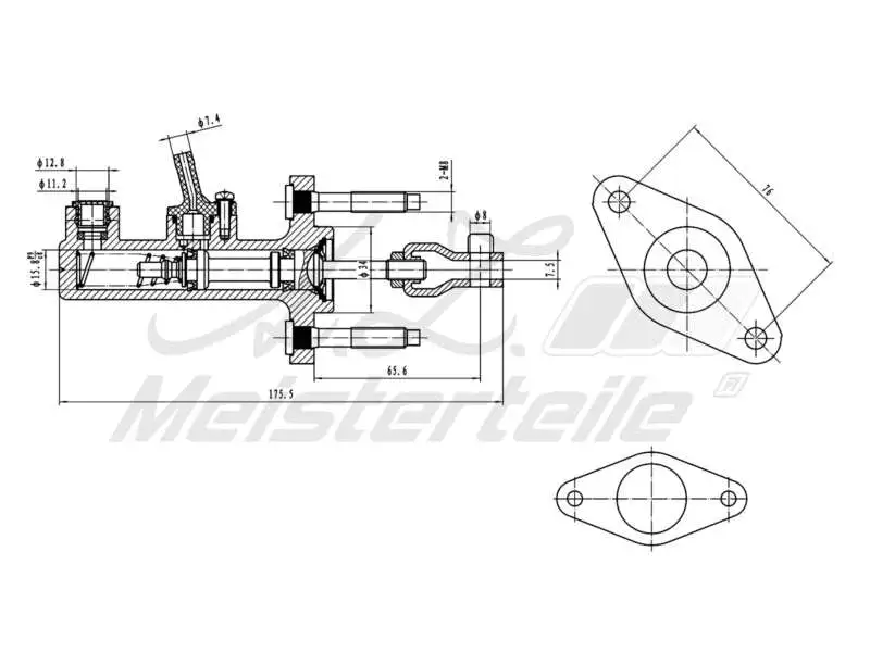 Master Cylinder, clutch (AZMT-47-030-1094)