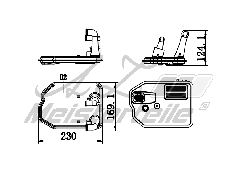 Hydraulic Filter, automatic transmission