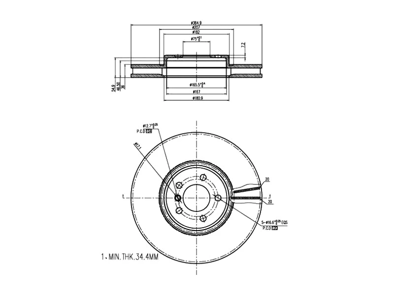 Brake Disc (AZMT-44-024-1380)