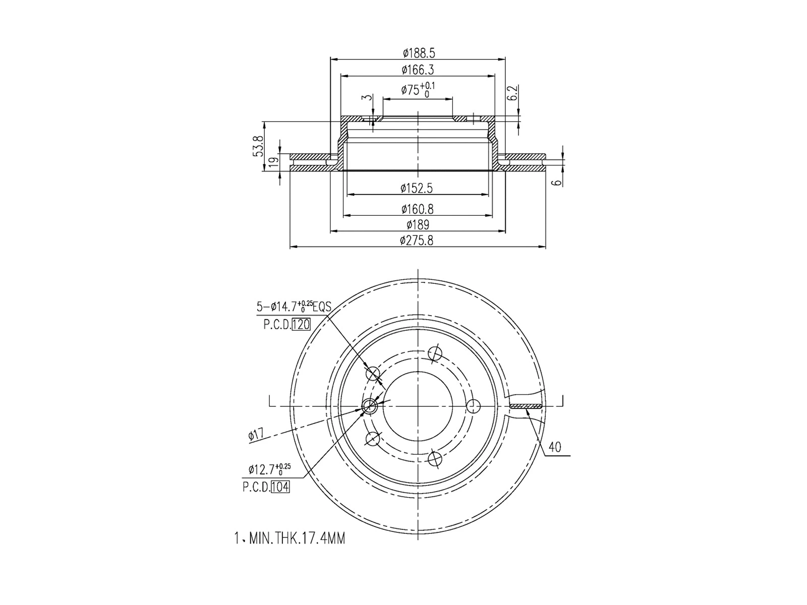 Brake Disc (AZMT-44-024-1507)