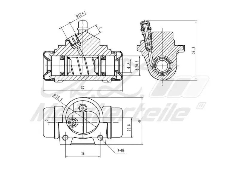 Wheel Brake Cylinder