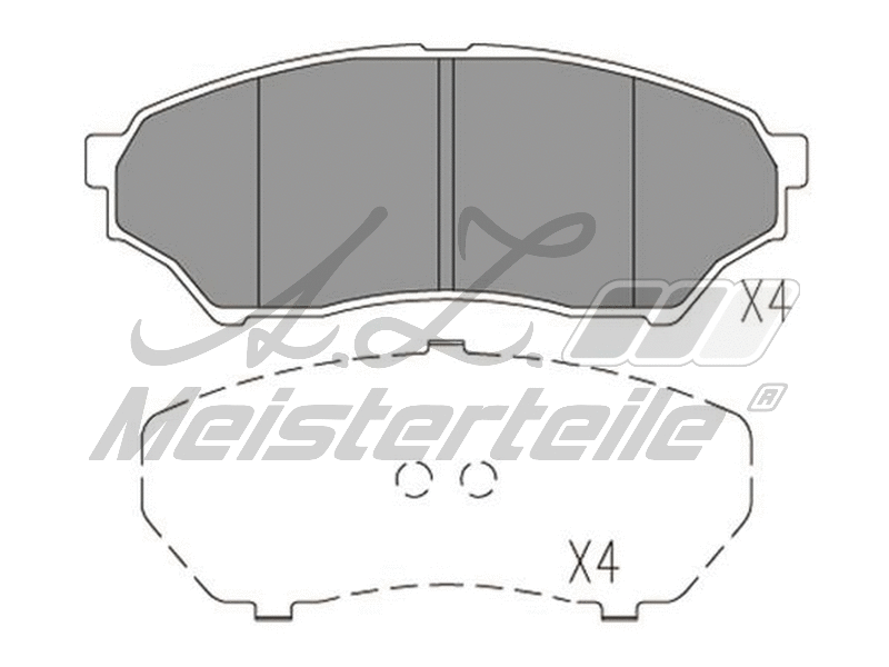 Brake Pad Set, disc brake (AZMT-44-022-1592)