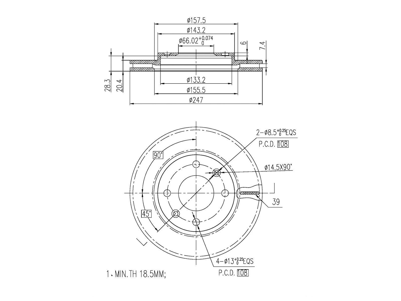 Brake Disc (AZMT-44-024-1417)