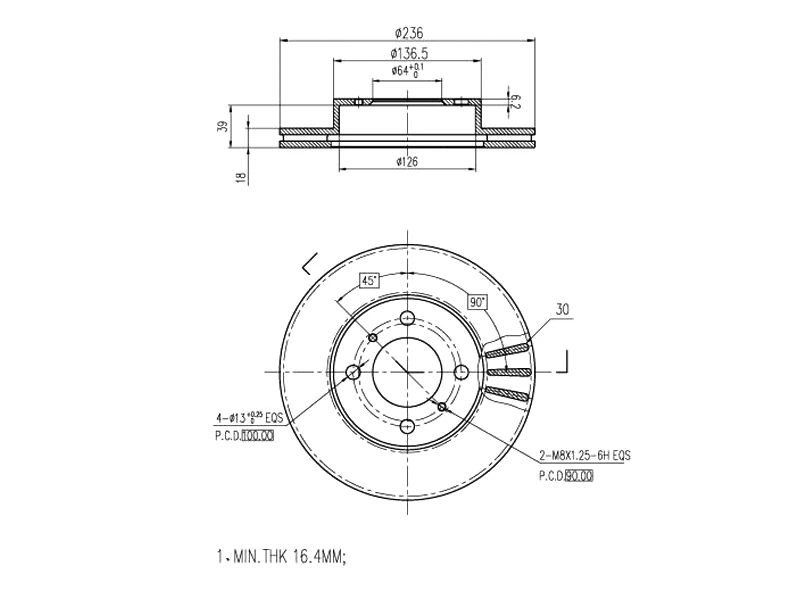 Brake Disc (AZMT-44-024-1016)