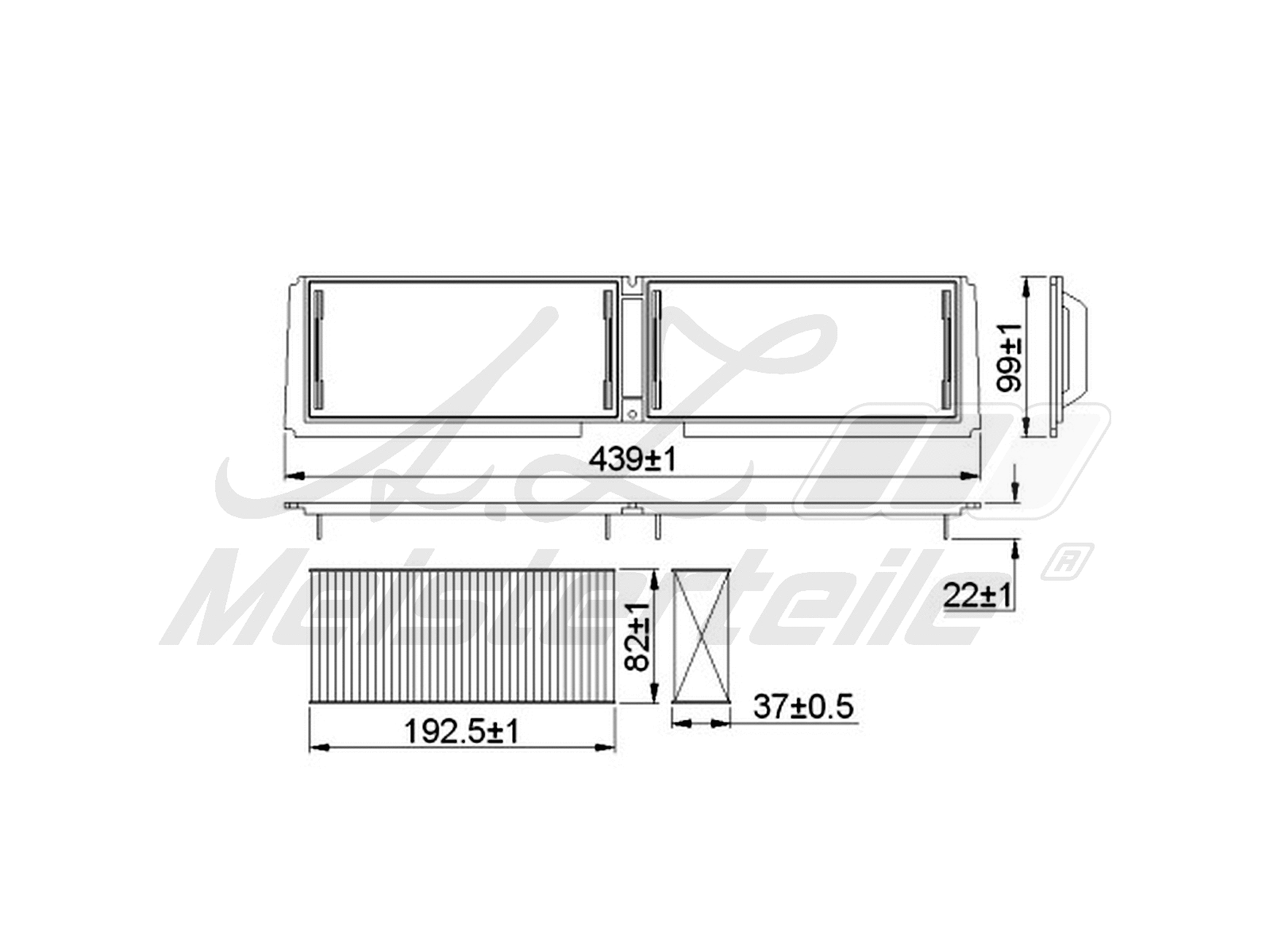 Filter, cabin air (AZMT-41-010-1474)