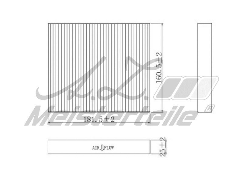 Filter, cabin air (AZMT-41-010-1577)