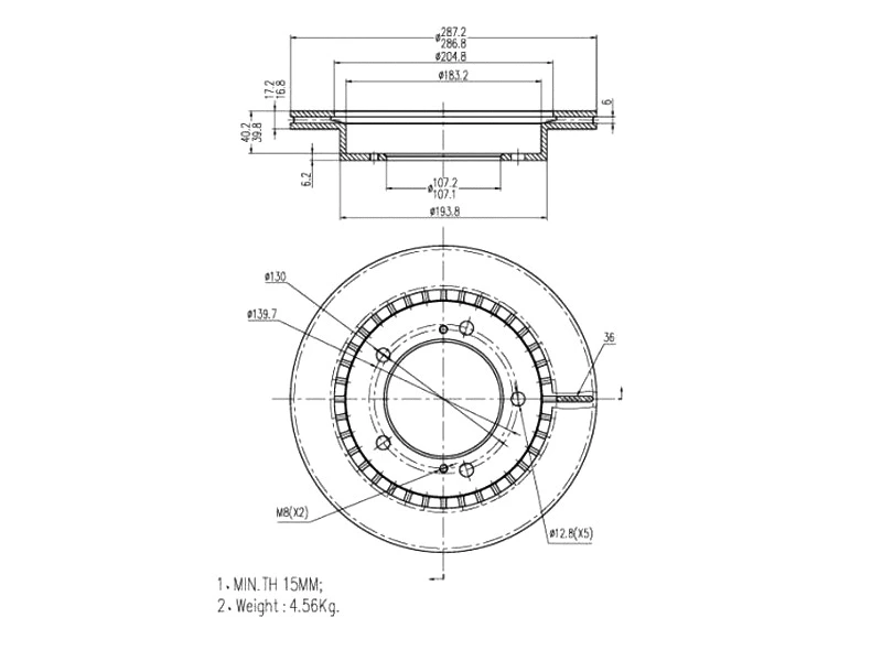 Brake Disc (AZMT-44-024-1487)