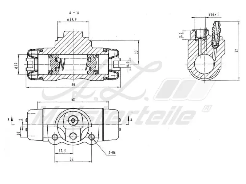 Wheel Brake Cylinder (AZMT-44-111-1149)