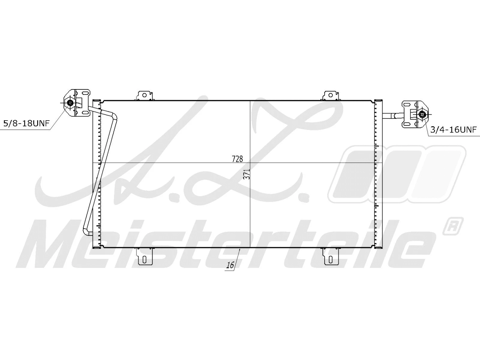 Condenser, air conditioning (AZMT-45-030-1337)