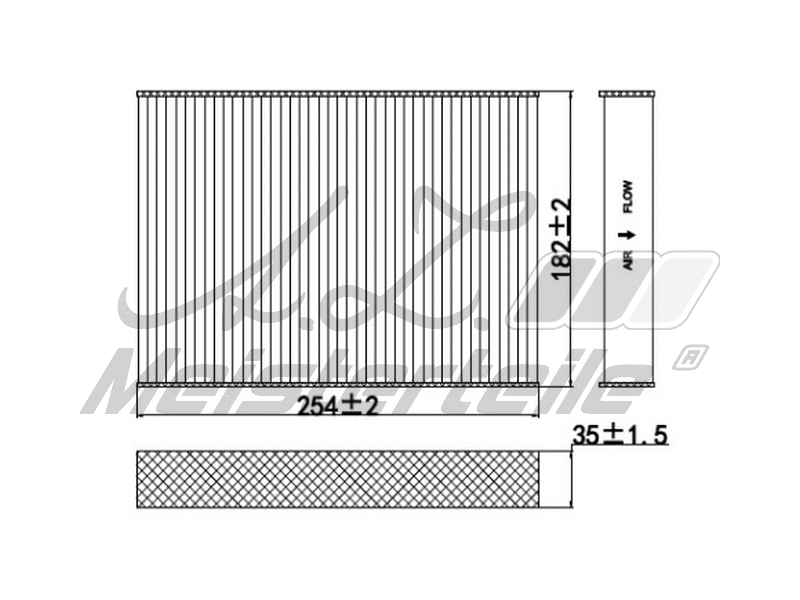 Filter, cabin air (AZMT-41-010-1634)