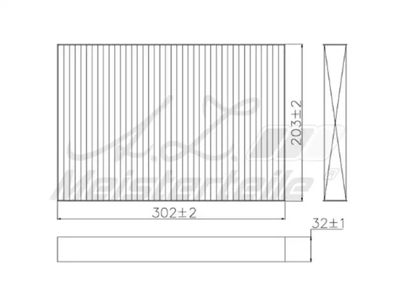 Filter, cabin air (AZMT-41-010-1455)