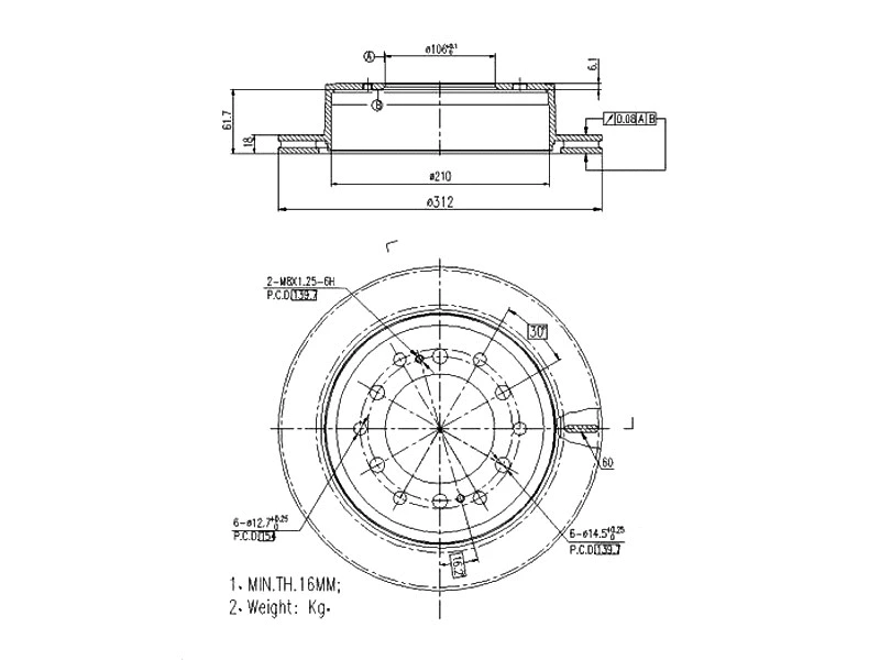Brake Disc (AZMT-44-024-1379)