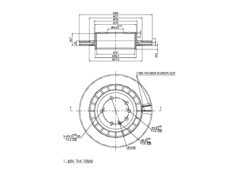 Brake Disc (AZMT-44-024-1305)