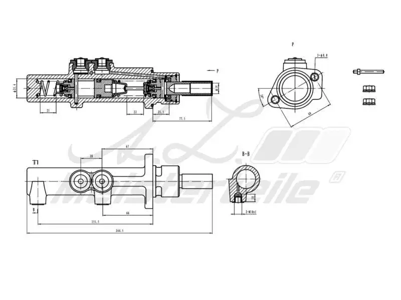 Brake Master Cylinder (AZMT-44-110-1073)