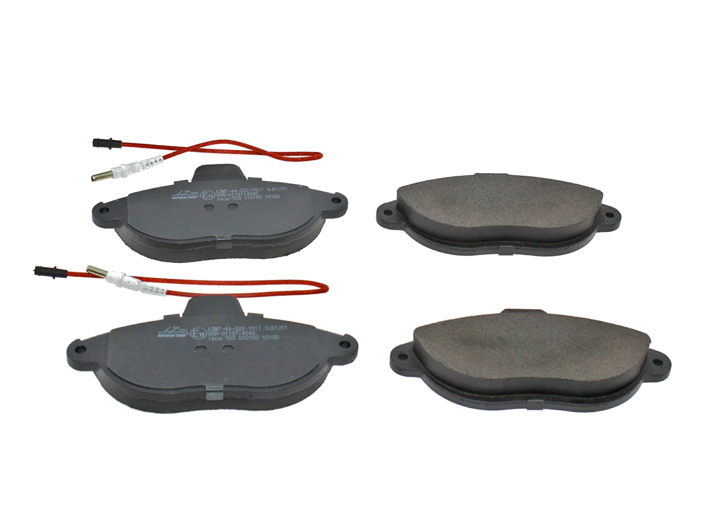Brake Pad Set, disc brake (AZMT-44-022-1517)