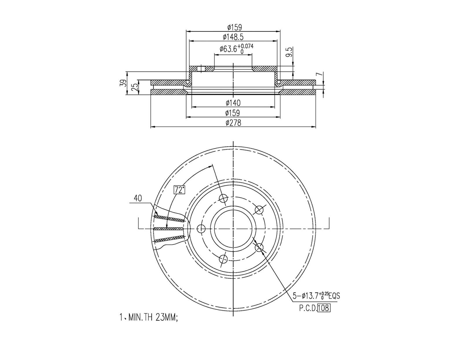Brake Disc (AZMT-44-024-1130)