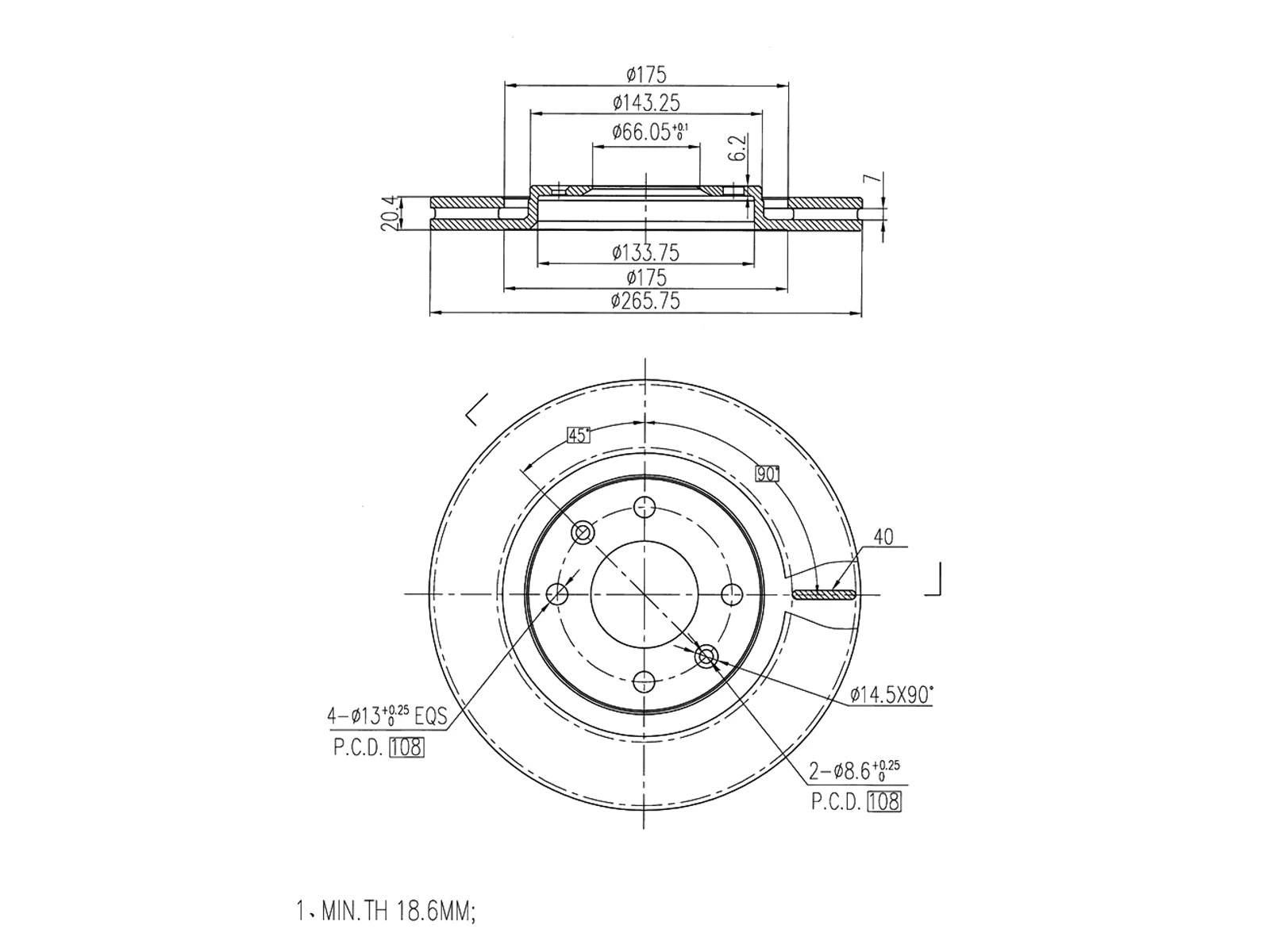 Brake Disc (AZMT-44-024-1408)