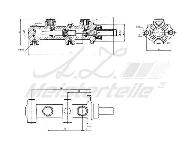 Brake Master Cylinder (AZMT-44-110-1049)