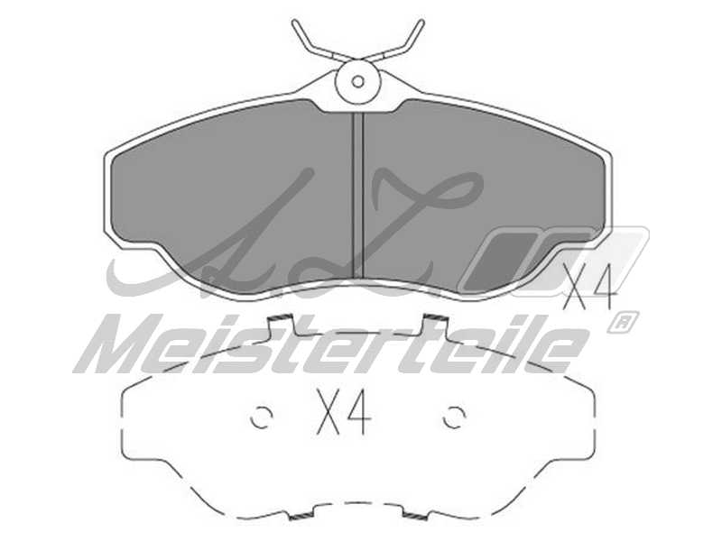 Brake Pad Set, disc brake (AZMT-44-022-1641)
