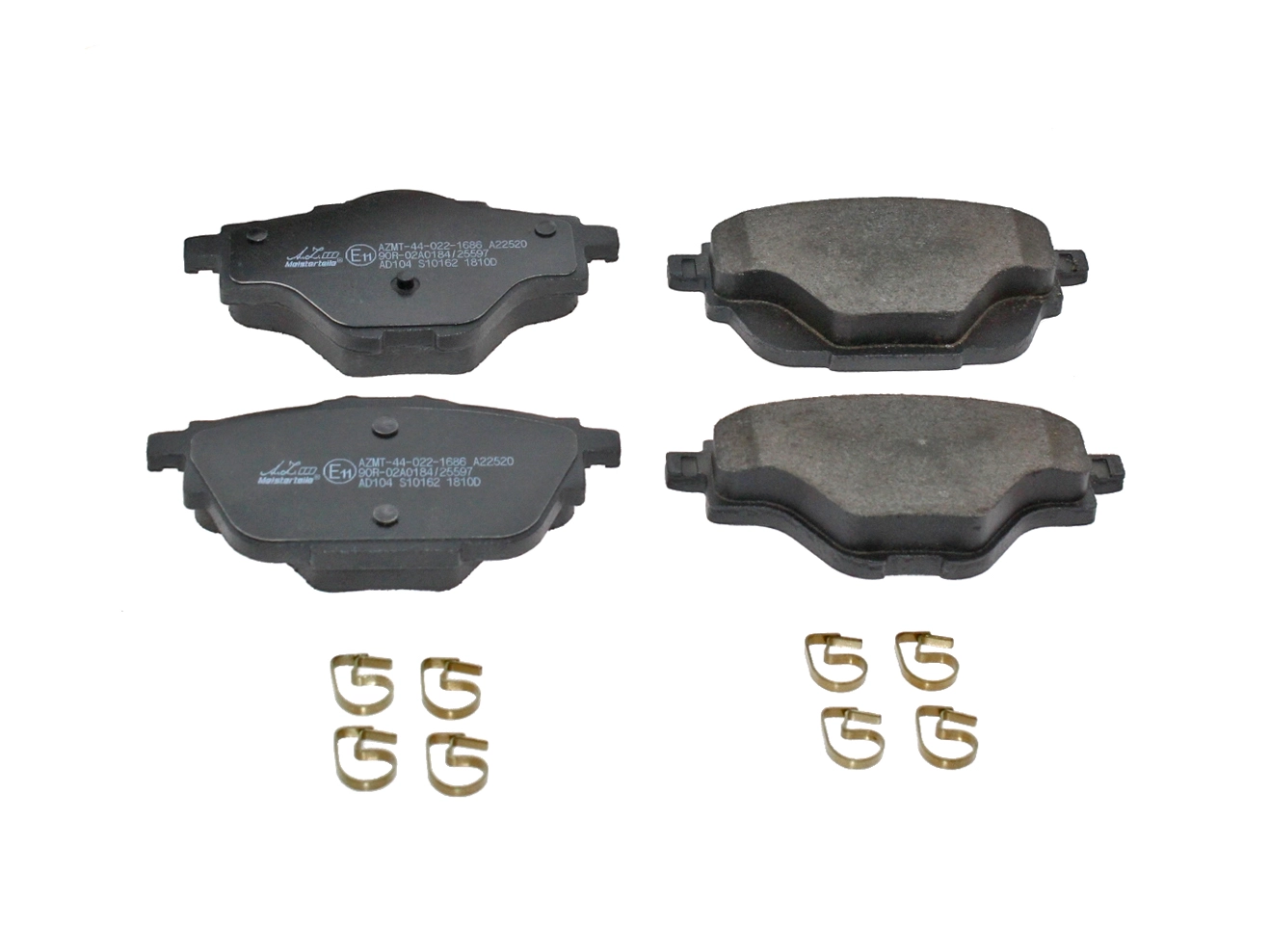 Brake Pad Set, disc brake (AZMT-44-022-1686)