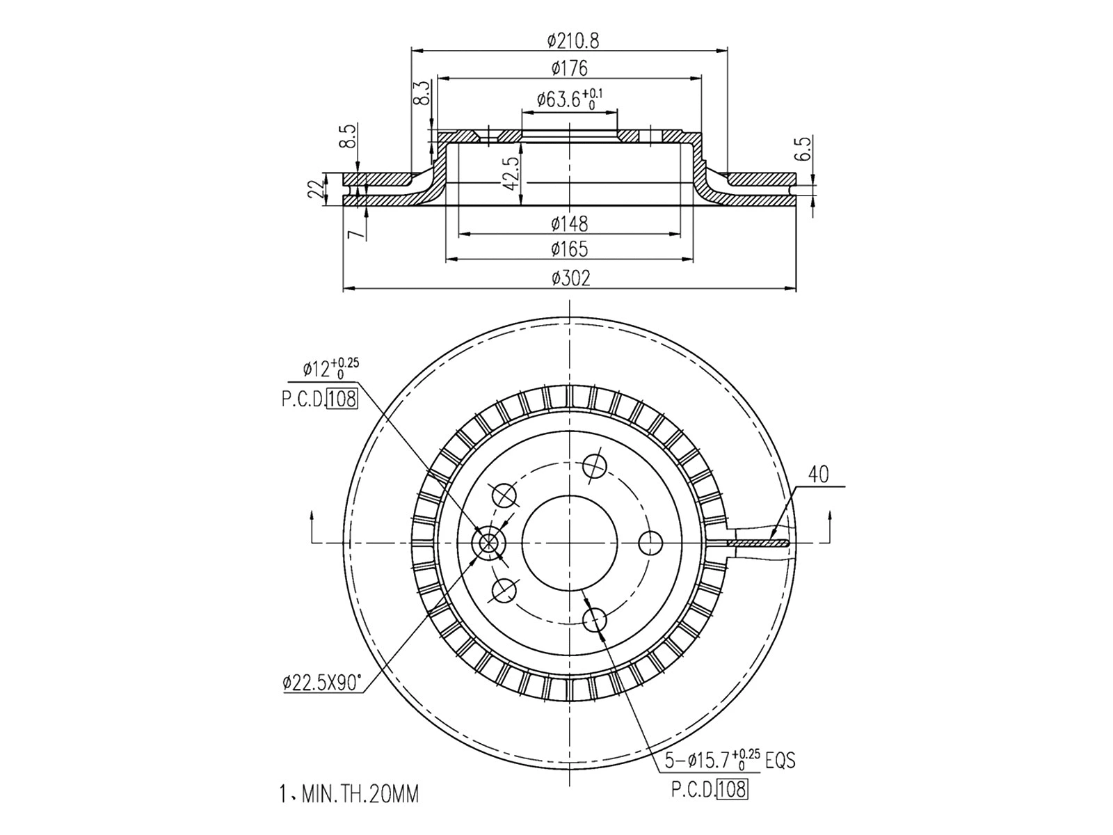 Brake Disc (AZMT-44-024-1396)