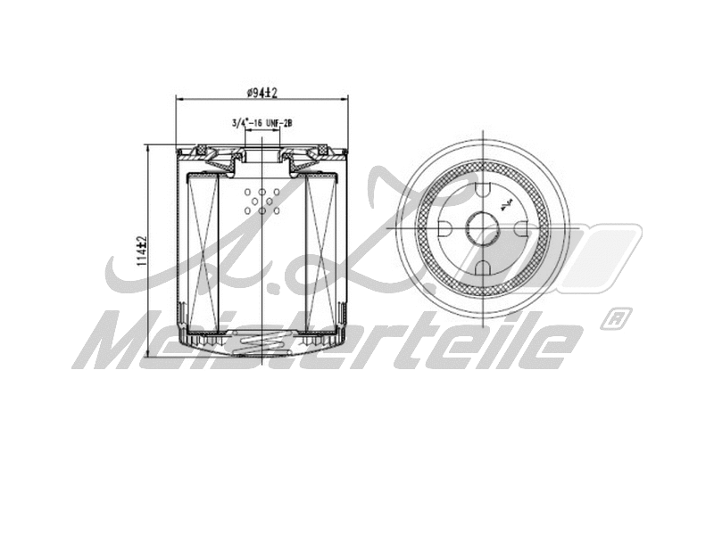 Oil Filter (AZMT-41-040-1329)