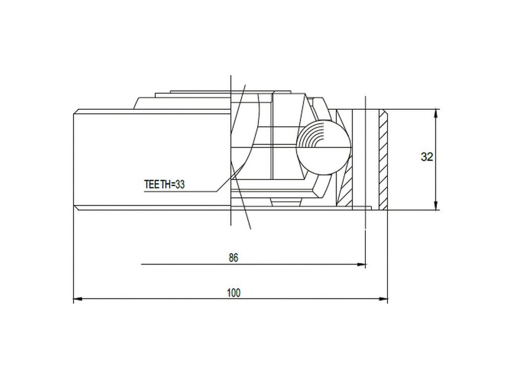 Joint Kit, drive shaft (AZMT-43-030-1045)