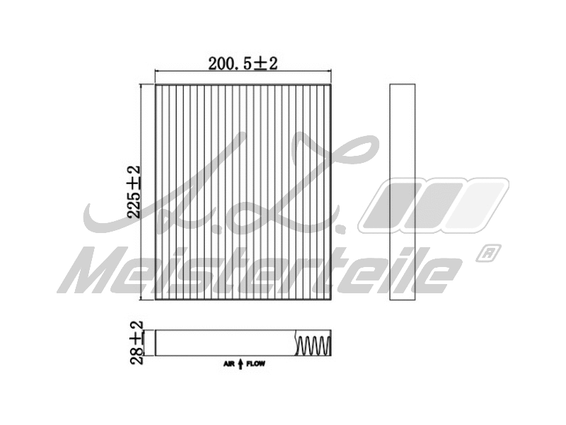 Filter, cabin air (AZMT-41-010-1685)