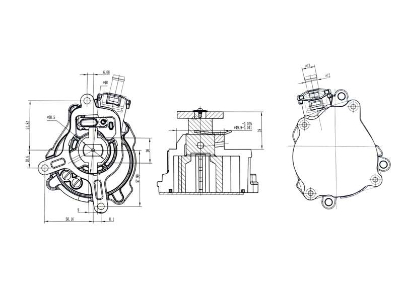 Vacuum Pump, braking system (AZMT-44-130-1010)