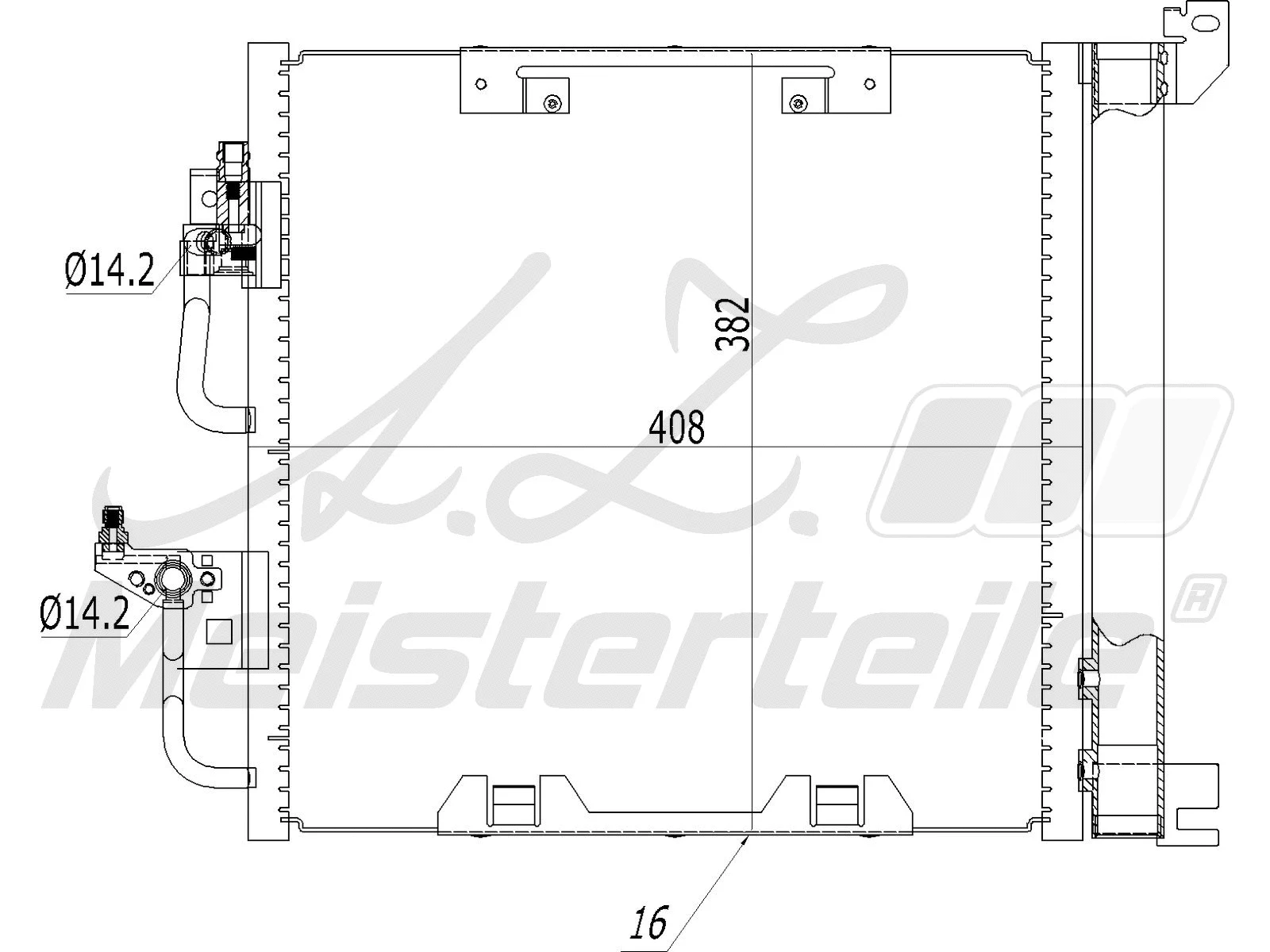 Condenser, air conditioning (AZMT-45-030-1031)