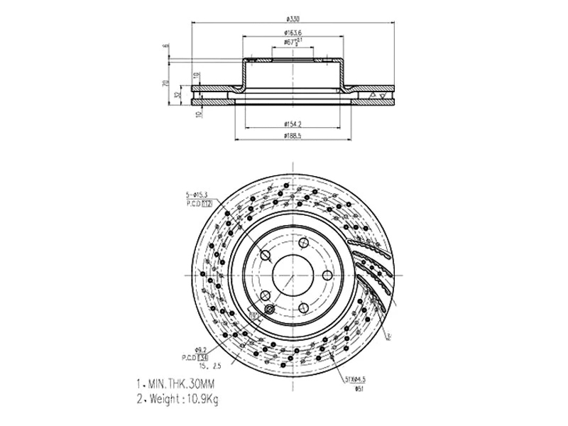 Brake Disc (AZMT-44-024-1065)