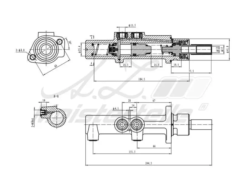 Brake Master Cylinder (AZMT-44-110-1017)