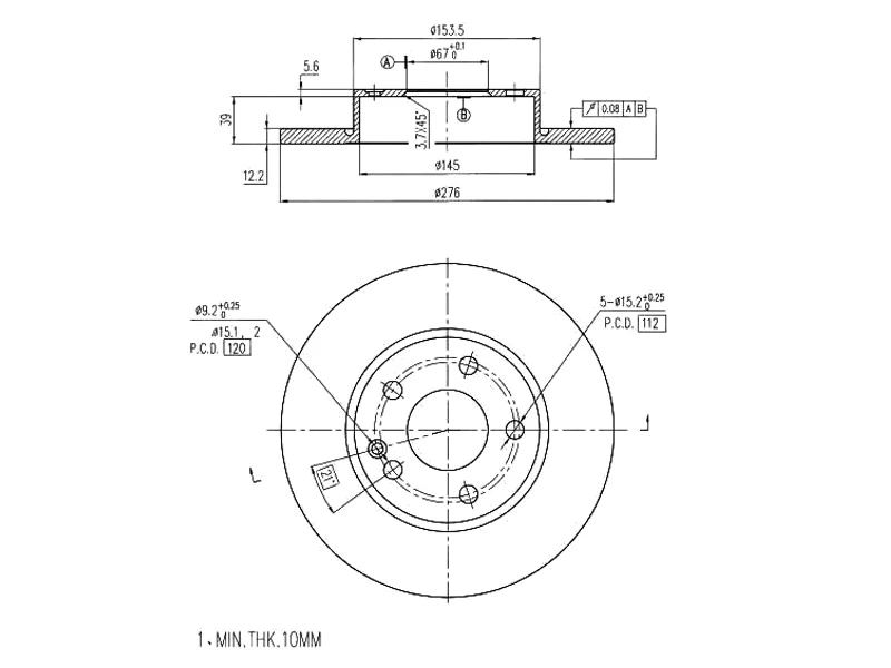 Brake Disc (AZMT-44-024-1126)