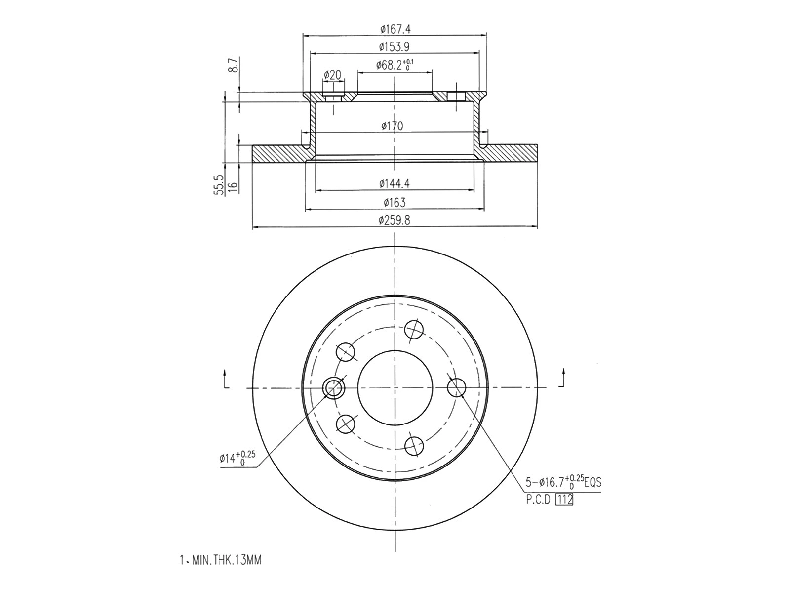 Brake Disc (AZMT-44-024-1446)